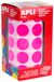 APLI Kids 16721 ronde sticker op rol, kleur: fuchsia, maat: 20 mm