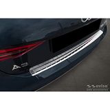 RVS Audi Achterbumperbescherming roestvrij staal compatibel met Audi A3 (8Y) Sportback 2020- 'Ribs'