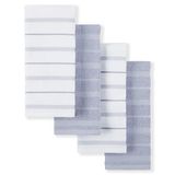 KITCHENAID Albany Keukendoek 4-Pack Set, Lavendel Crème/Wit, 16"x26"