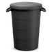 Spetebo Tonneau d'eau de pluie 80 Litres avec couvercle - anthracite