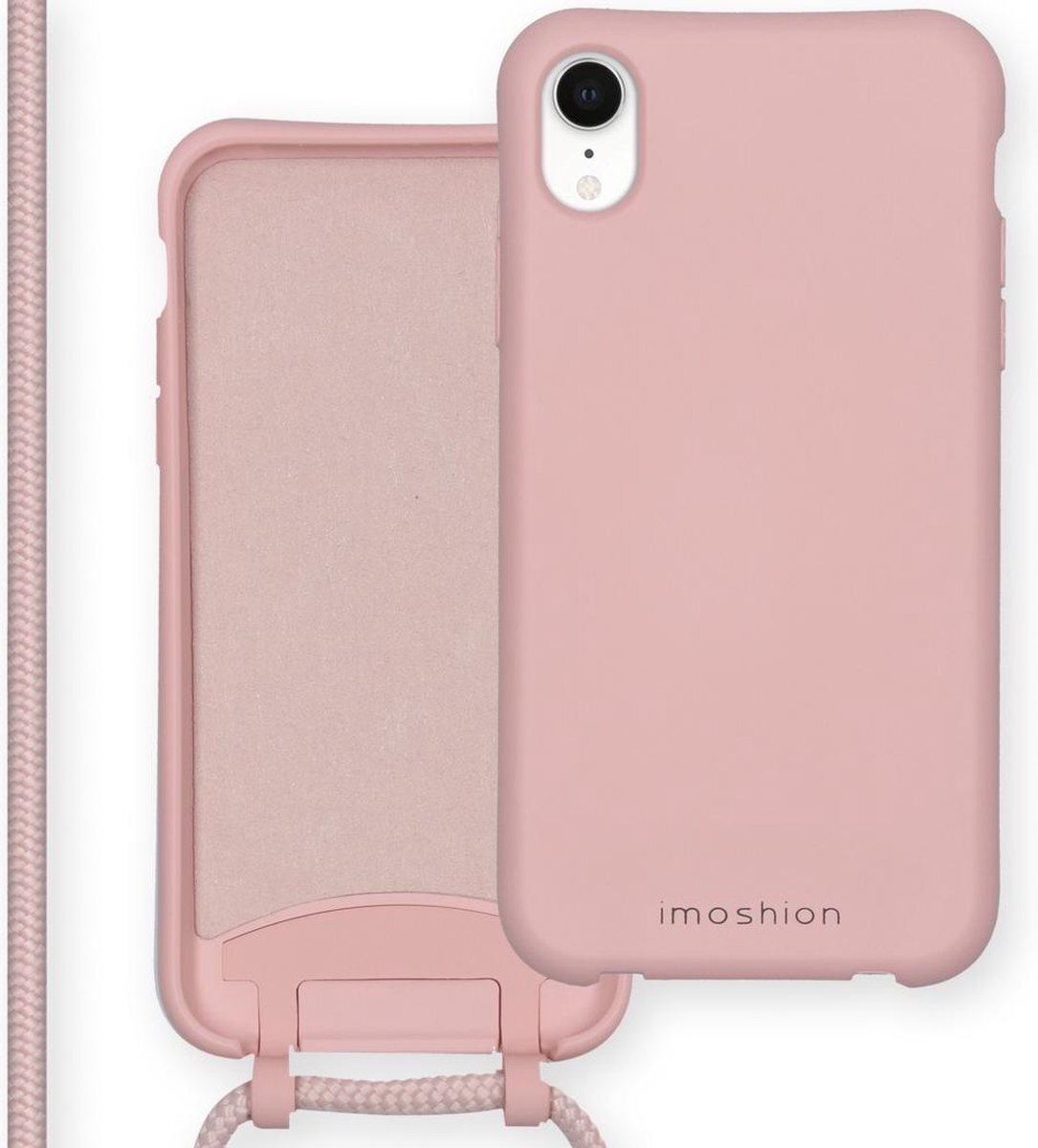 imoshion Color Backcover met afneembaar koord iPhone Xr hoesje - Roze