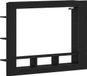 vidaXL meuble TV 152 x 22 x 113 cm chêne noir bois composite