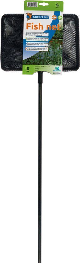 SuperFish Tele Schepnet Mini - 25x25 cm - 120 cm Steel - Zwart