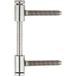 Simonswerk Paumelle à percer, partie ouvrante V 0026 WF pour portes intérieures Ø 15 mm, acier galvanisé