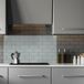 Relaxdays achterwand keuken, glazen plaat, 50 x 120 cm, voor aan de muur, spatbescherming, veiligheidsglas, transparant