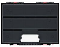 Prosperplast Kistenberg NORS DUO Serie Gereedschapsorganizer Kunststof Zwart 13x29x39cm