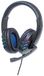 Manhattan 176088 Headset Bedraad Hoofdband Zwart, Blauw