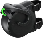 BeltAvenue Holding B.V. Câble de remorquage de vélo, câble de remorquage de vélo rétractable avec crochets, câble de remorquage de vélo pour enfants, câble de remorquage VTT et parent-enfant, câble de remorquage de remorque de vélo d'extérieur avec fixation, Noir, Vert, 1 m