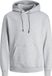 JACK&JONES ESSENTIALS JJEBRADLEY SWEAT HOOD NOOS Heren Trui Lichtgrijs Melange XXL