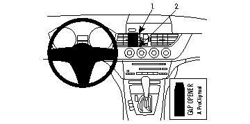 Brodit Proclip 854347 BMW Z4 09- Center