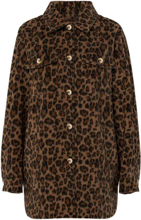 PIECES Dames Gewatteerde jas PCSAGA SHACKET NOOS BC - Zwart - Maat L