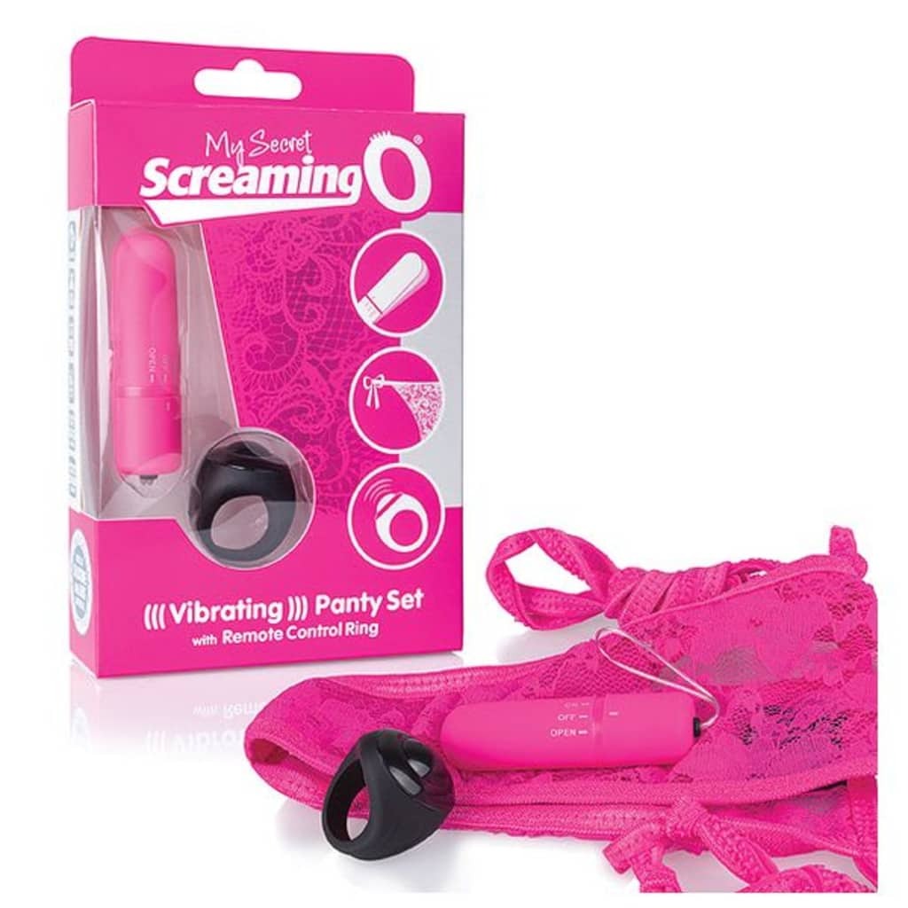 - Afstandbestuurbare Panty Viibrator Roze The Screaming O SCPNTY-PK-110