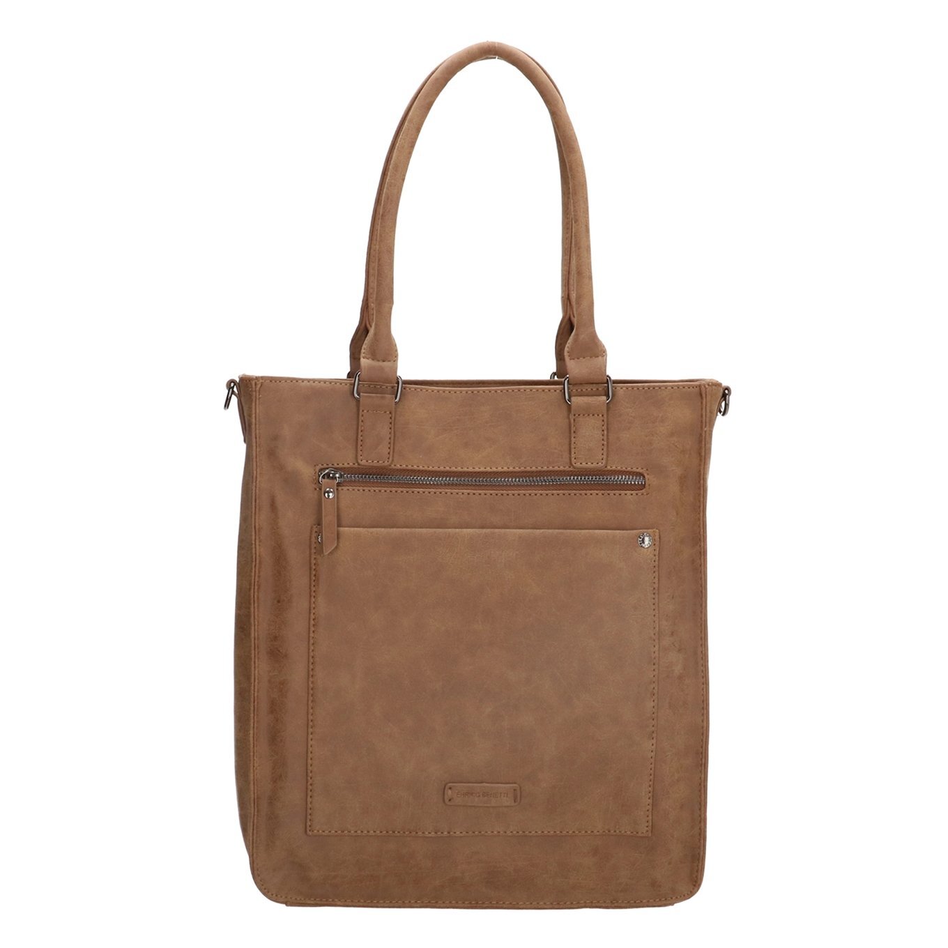 Enrico Benetti Bobbi 66536 Shopper met 14 inch laptopvak - Camel