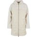 Urban Classics Oversized Sherpa Quilted Coat Soft Seagrass/Whitesand XS
