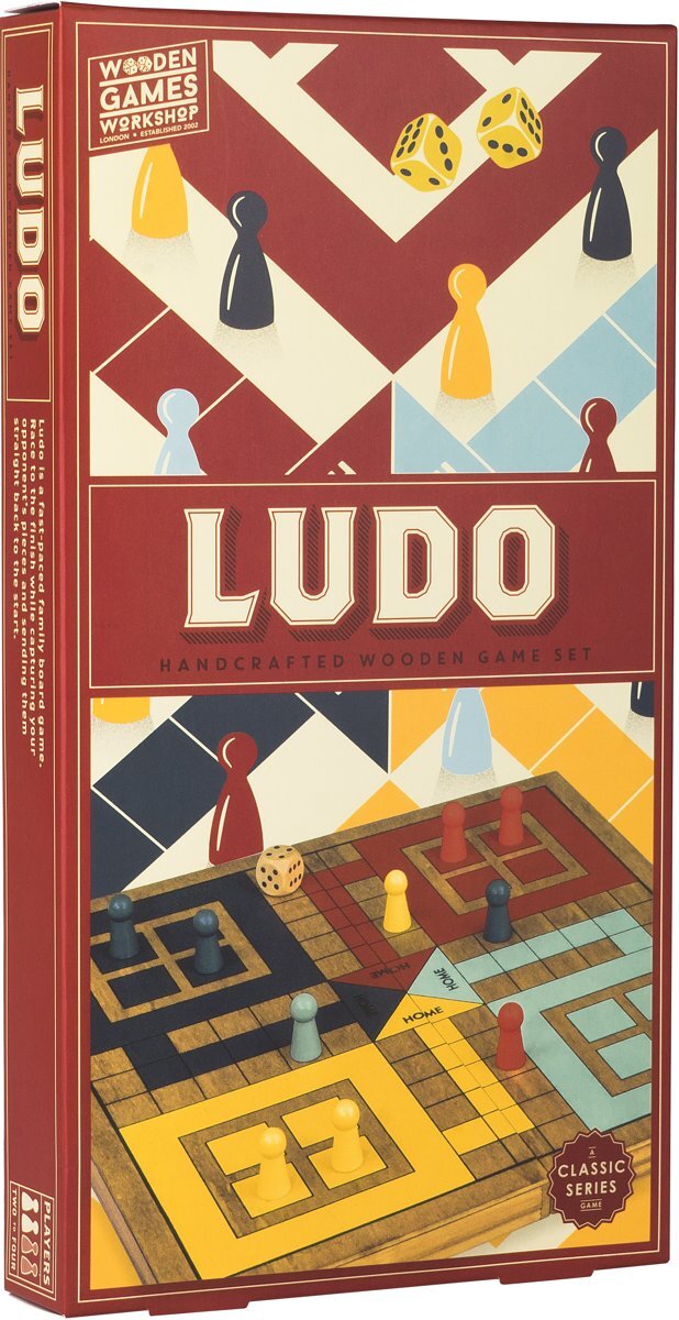 Professor Puzzle Ludo Wooden Games - Bordspel Mens Erger Je Niet