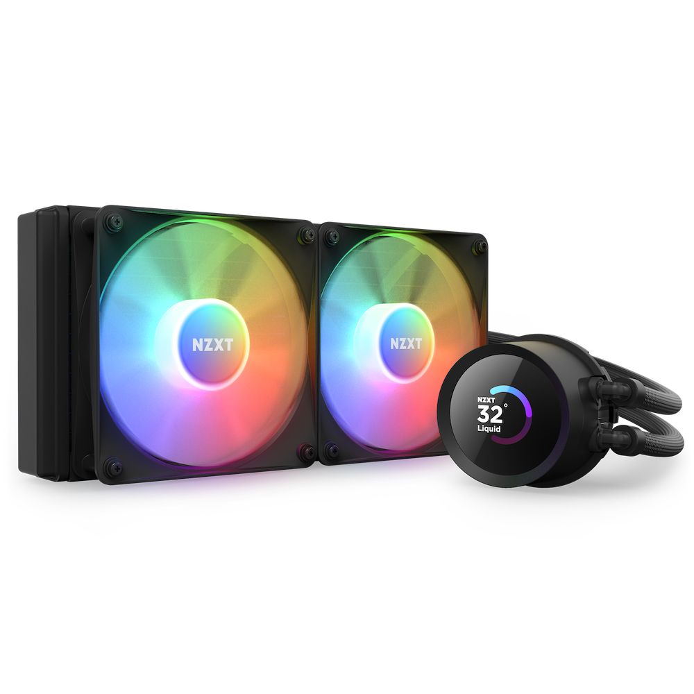 NZXT Kraken 240 RGB Processor Liquid Cooler - 240mm - Black