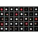 Plaque de rembourrage en mousse de 500x500x130 mm avec 100 compartiments pour le stockage