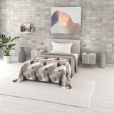 bedrukte Pennellate bedrukte zomer quilt "FANTASY", polyester vulling, 170x270cm