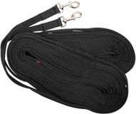 Imperial Riding Free Ride Lange teugel voor paard, zwart, One size