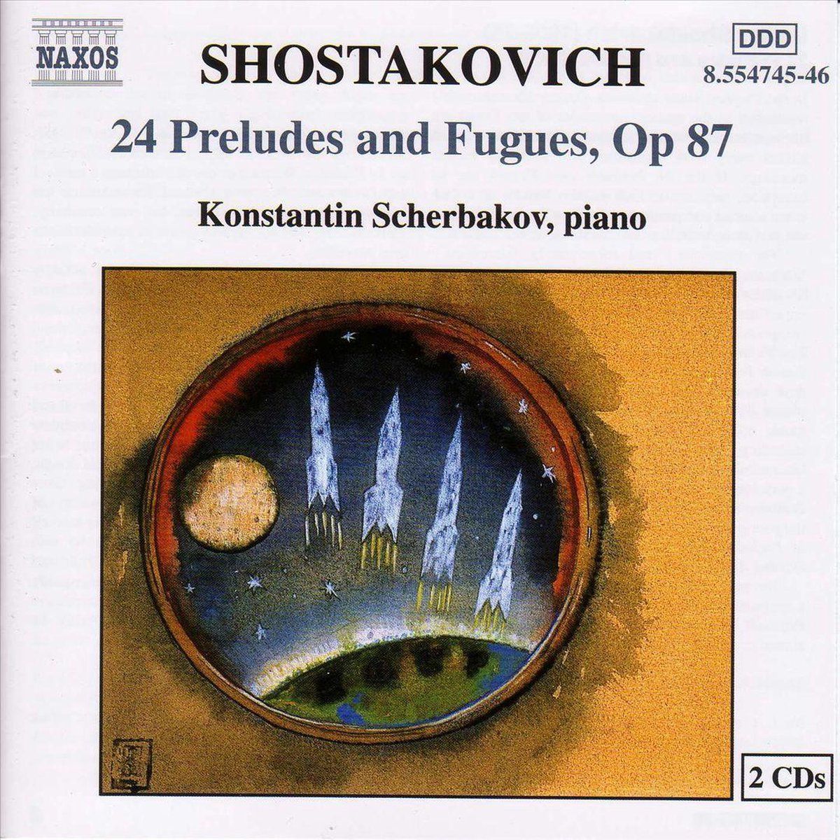 OUTHERE Shostakovich: 24 Preludes and Fugues Op 87 / Scherbakov