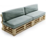Bananair - Palletkussens Set - Lichtgrijs