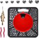 Solidchoice XUFAN TAN Visgewichten 120 g met opbergdoos, afneembare loodgewichten van 0,4 g tot 1,5 g
