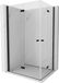 Mexen Mist-F Duo douchecabine pliable gauche 120 x 100, transparent, noir