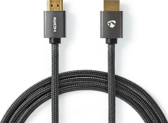 Nedis High Speed HDMI Cable - 2m - Grey