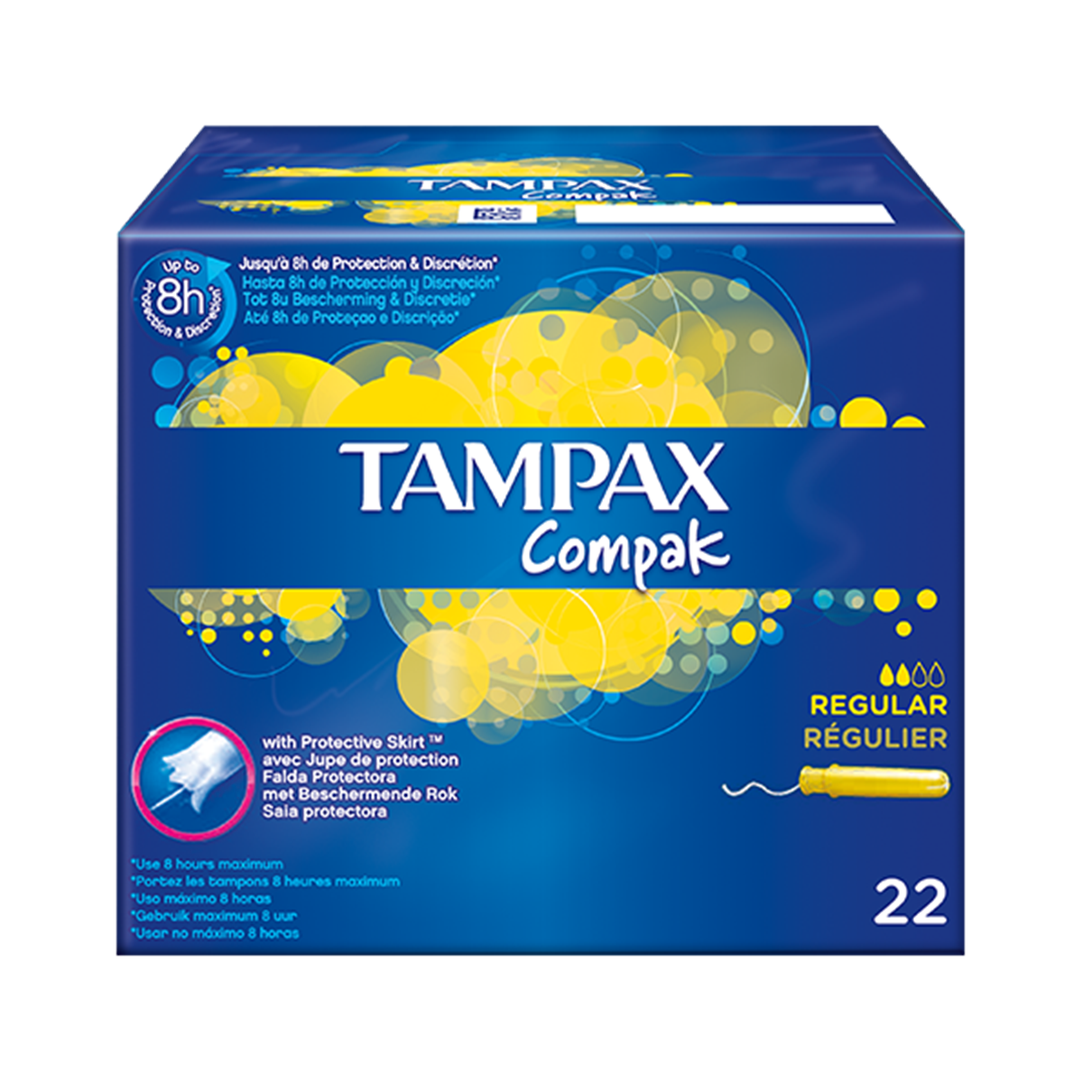 Tampax Compak Regular Tampons - 22 Stuks