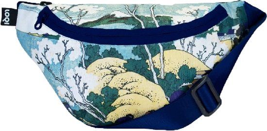 LOQI Bum Bag M.C. - Fuji from Gotenyama Recycled - Unisex - Blue