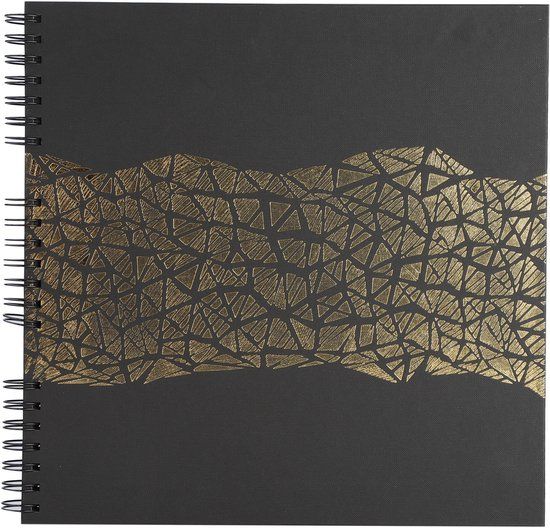 Exacompta Fotoalbum met spiraal 60 zwarte pagina's Aramy - Zwart