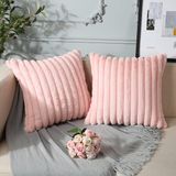 HAUSS SPOLE Fluwelen Kussensloop Roze 45x45cm Set van 2