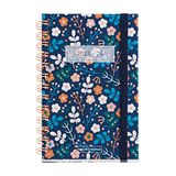 Miquelrius Schoolplanner 23-24, september 2023 tot augustus 2024, 12 maanden, afmetingen 11,7 x 17,4 cm, dagpagina, bloessom, Spaans-Engels