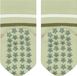 FALKE Multi Stripe Noppen op de zool katoen huissokken baby groen - maat 62-68