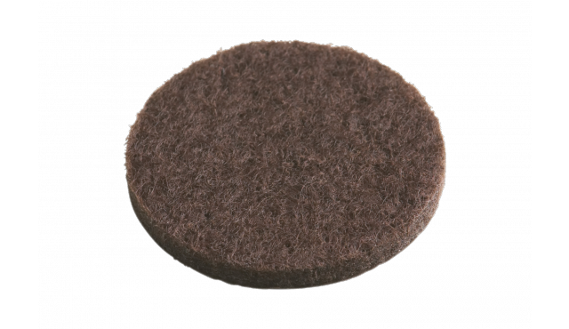 Meister Werkzeuge Viltglijder zelfklev 28mm - Bruin - Rond - 8 stuks