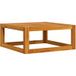 Table basse en bois massif d'acacia 68x68x29 cm