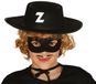 Fiestas Guirca Z-bandiet Junior Cowboyhoed Unisex Vilt Zwart/Wit