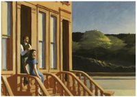 Your Decoration B.V. Kunstdruk Edward Hopper Sunlight on Brownstones 40x30cm