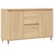 vidaXL Dressoir Sonoma-eikenhout, 101,5 x 35 x 70 cm