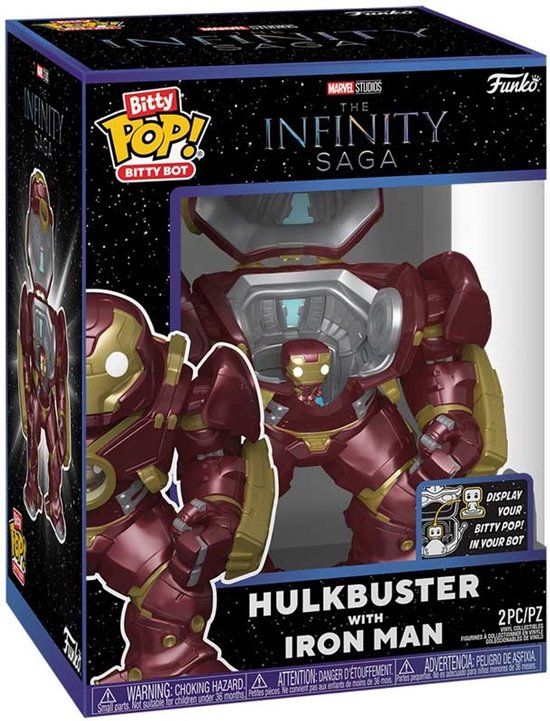 Funko Bitty Bop Bitty Bot - Marvel Hulkbuster With Iron Man