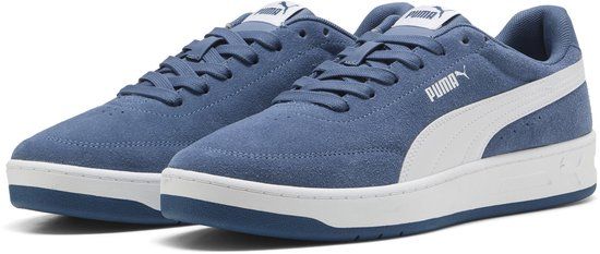 PUMA Court Classic Clean SD Lage sneakers Unisex Leer Dark Indigo-PUMA White
