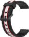 Strap-it Bracelet en silicone pour montre connectée - Convient pour Honor Magic Watch 2 Special Edition bracelet - noir/blanc