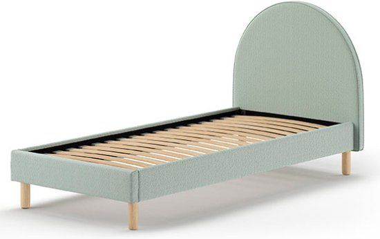 Vipack Maeva Gestoffeerd Bed - 90x200 - Groen
