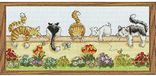 Bothy Threads Borduurpakket Lazy Cats XGR1
