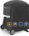 Merkloos Barbecuehoes - PU, Robuust & Waterdicht - Voor Weber Q100/Q200 Serie met draagbare wagen (o.a. Q1200, Q1400, Q2200, Q2400) - 81x43x89 cm
