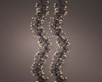 Lumineo Led cluster 10.5 meter 1128 LED zwart/soft gold