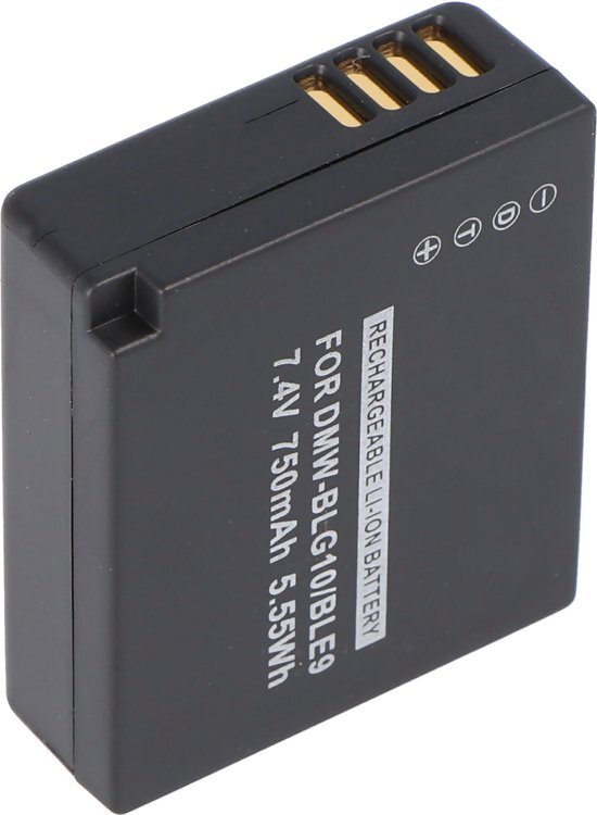 Panasonic DMW-BLG10 E batterij, compatibele kwaliteit batterij met 770mAh, 5,7Wh