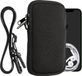 kwmobile Universele Beschermhoes voor Smartphone L - 6,5 inch - Neopreen Telefoonhoes met Nekkoord - Zwart