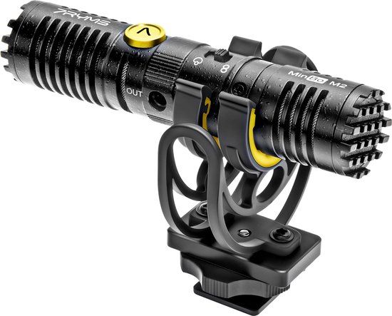 7Ryms Two-way Mini Shotgun Microphone for 3.5mm TRS Camera