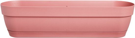 Elho Vibia Campana Balkonbak 70 - Plantenbak voor Balkon - Poederroze